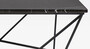 Casa Padrino Luxus Couchtisch Schwarz / Schwarz 130 x 70 x H. 40 cm - Rechteckiger Wohnzimmertisch mit Marmorplatte und Metallgestell - Moderne Wohnzimmer M�bel