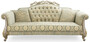 Casa Padrino Luxus Barock Wohnzimmer Set Gr�n / Gold / Grau / Gold - 2 Sofas & 2 Sessel - Wohnzimmer M�bel im Barockstil - Edel & Prunkvoll