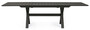 Casa Padrino Luxus Gartentisch Anthrazit 180-240 x 100 x H. 76 cm - Ausziehbarer Esstisch aus pulverbeschichtetem Aluminium - Luxus Garten & Terrassen Tisch - Luxus Garten & Terrassen M�bel