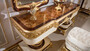 Casa Padrino Luxus Barock Schlafzimmer Set Braun / Wei� / Gold - 1 Barock Schminkkommode & 2 Barock Spiegel & 1 Barock Hocker - Barock Schlafzimmer M�bel - Edel & Prunkvoll