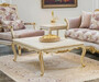 Casa Padrino Luxus Barock Wohnzimmer Set Rosa / Wei� / Gold - 2 Barock Sofas & 2 Barock Sessel & 1 Barock Couchtisch - Wohnzimmer M�bel im Barockstil - Barock M�bel - Barock Einrichtung