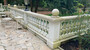 Casa Padrino Barock Balustrade Wei� 100 x 25 x H. 82 cm - Massives Barockstil Stein Gel�nder aus feinstem Beton - Garten & Terrassen Balustraden im Barockstil