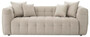 Casa Padrino Luxus Sofa Sandfarben 230 x 100 x H. 75 cm - Wohnzimmer Sofa mit 4 Kissen - Wohnzimmer M�bel - Luxus M�bel - Wohnzimmer Einrichtung - Luxus Einrichtung - Luxus Qualit�t