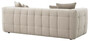 Casa Padrino Luxus Sofa Sandfarben 230 x 100 x H. 75 cm - Wohnzimmer Sofa mit 4 Kissen - Wohnzimmer M�bel - Luxus M�bel - Wohnzimmer Einrichtung - Luxus Einrichtung - Luxus Qualit�t