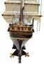 Casa Padrino Luxus Flaggschiff France II Mehrfarbig 120 x 27 x H. 87 cm - Handgefertigtes Deko Schiff - Holzschiff - Segelschiff - Kriegsschiff - Modellschiff - Wohnzimmer Deko - Deko Accessoires