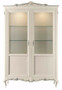 Casa Padrino Luxus Barock Vitrine Creme / Grau - Handgefertigter italienischer Barockstil Vitrinenschrank - Italienische Barock M�bel - Barockstil M�bel - Luxus Qualit�t - Made in Italy