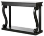 Casa Padrino Barock Konsole Schwarz 145 x 45 x H. 100 cm - Handgefertigter Konsolentisch im Barockstil - Prunkvolle Barockstil Konsole - Barock M�bel - Antik Stil M�bel - Barockstil M�bel