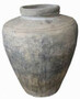 Casa Padrino Luxus Barock Terracotta Vase Antik Beige  37 x H. 85 cm - Handgefertigte Antik Stil Blumenvase - Blumentopf - Pflanzentopf - Barock Deko Accessoires - Barockstil Garten Deko 