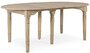 Casa Padrino Luxus Massivholz Esstisch Naturfarben 110-272 x 110 x H. 78 cm - Ausziehbarer Massivholz K�chentisch - Esszimmer M�bel - K�chen M�bel - Massivholz M�bel - Luxus M�bel