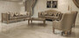 Casa Padrino Luxus Barock Wohnzimmer Set Gold / Grau / Gold - 2 Barock Sofas & 2 Barock Sessel & 1 Barock Couchtisch - Luxus Wohnzimmer M�bel im Barockstil - Barock M�bel - Edel & Prunkvoll