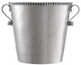 Casa Padrino Luxus Weink�hler mit 2 Tragegriffen Silber  25,5 x H. 23,5 cm - Champagnerk�hler - Sektk�hler - Gastronomie Accessoires - Restaurant Accessoires - Hotel Accessoires