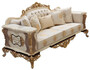 Casa Padrino Luxus Barock Sofa Wei� / Beige / Creme / Schwarz / Gold - Barockstil Wohnzimmer Sofa mit elegantem Muster - Luxus Wohnzimmer M�bel im Barockstil - Barock M�bel - Barock Einrichtung