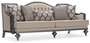 Casa Padrino Luxus Barock Wohnzimmer Sofa Beige / Grau - Handgefertigtes Barockstil Sofa mit dekorativen Kissen - Luxus Wohnzimmer M�bel im Barockstil - Barock M�bel