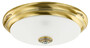 Casa Padrino Luxus Barock Kristall Deckenleuchte Gold / Wei�  60 x H. 20 cm - Runde Barockstil Wohnzimmer Deckenlampe - Barock Leuchten - Barock M�bel - Edel & Prunkvoll