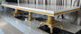 Casa Padrino Luxus Barock Esstisch Creme / Wei� / Gold 500 cm - Riesiger Massivholz Esszimmertisch - Esszimmer M�bel im Barockstil - Barock M�bel - Barock Einrichtung - Edel & Prunkvoll