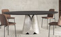 Casa Padrino Luxus Esstisch Schwarz / Silber 200 cm - Made in Italy