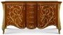 Casa Padrino Luxus Barock Sideboard Braun / Gold 227 cm - Made in Italy 
