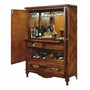 Casa Padrino Luxus Barock Barschrank Braun / Dunkelbraun H. 160 cm - Barockstil Bar M�bel