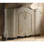 Casa Padrino Luxus Barock Schlafzimmerschrank mit 4 T�ren Creme / Gold 300 cm - Made in Italy 