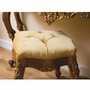 Casa Padrino Luxus Barock Konsole mit Wandspiegel und Hocker Braun / Gold - Barock M�bel