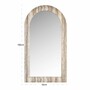 Casa Padrino Luxus Naturstein Spiegel Grau H. 100 cm - Luxus Naturstein M�bel