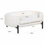 Casa Padrino Luxus Hundebett Wei� / Schwarz 84 cm - Luxus Hundem�bel