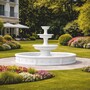 Casa Padrino Barock Garten Deko Springbrunnen Wei�  255 x H. 171 cm