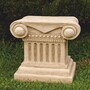 Casa Padrino Barock Sockel Beige H. 23 cm - Barock Garten Deko Accessoires