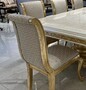 Casa Padrino Luxus Barock Esszimmer Set Creme / Wei� / Gold - 1 Esstisch & 10 Esszimmer St�hle