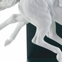 Casa Padrino Luxus Deko Porzellan Skulptur Pferderennen 44 cm - Handgefertigt
