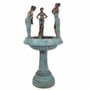 Casa Padrino Jugendstil Bronze Springbrunnen 3 Frauen H. 135 cm - Garten Deko