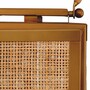 Casa Padrino Luxus Kerzenleuchter Vintage Messing / Naturfarben H. 83 cm - Laterne mit Tragegriff - Gastronomie Accessoires - Hotel Accessoires