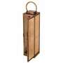 Casa Padrino Luxus Kerzenleuchter Vintage Messing / Naturfarben H. 83 cm - Laterne mit Tragegriff - Gastronomie Accessoires - Hotel Accessoires
