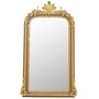 Casa Padrino Barock Spiegel Gold / Braun 125 x H. 225 cm - mit Akanthus Schnitzerei - Prunkvoller Wandspiegel im Barockstil - Antik Stil Garderoben Spiegel - Wohnzimmer Spiegel - Barock M�bel 