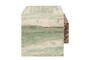 Casa Padrino Luxus Marmor Beistelltisch Gr�n / Rosa 45 x 45 x H. 41 cm - Niedriger blockf�rmiger Beistelltisch aus hochwertigem Indian Green Onyx und Rosalia Pink Marmor - Luxus M�bel
