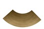 Casa Padrino Luxus Beistelltisch Bronzefarben 85 x 38 x H. 40 cm - Geschwungenes skulpturales Tisch-Element aus Stahl in Bronze-Optik, auch als niedrige Ablagebank nutzbar - Luxus M�bel