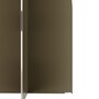 Casa Padrino Luxus Beistelltisch Braun / Bronzefarben  50 x H. 60 cm - Runder Beistelltisch mit Platte in dunkelbraunem Eichenfurnier und geb�rstetem Edelstahl Fu� - Luxus M�bel