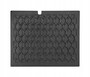 Casa Padrino Gusseisen Kaminplatte Schwarz 54 x 40 cm - Kaminr�ckwand mit Flecht-Relief - Feuerplatte - Kamin Zubeh�r