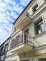Casa Padrino Gusseisen Balustrade Schwarz 58,5 x H. 110 cm - Prunkvolles Gel�nder Element im Gotik Stil - Balkon & Treppen Gel�nder