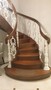Casa Padrino Gusseisen Gel�nderstab Schwarz 21,5 x H. 103 cm - Prunkvoller Zierstab mit Ranken Ornament - Balkon & Treppen Gel�nder