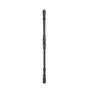 Casa Padrino Gusseisen Gel�nderpfosten Schwarz H. 98 cm - Prunkvoller Zierpfosten - Balkon & Treppen Gel�nder