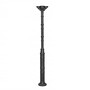 Casa Padrino Gusseisen S�ule Schwarz H. 280 cm - Prunkvolle Gartens�ule mit Kapitell - Garten & Terrassen Deko
