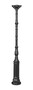 Casa Padrino Gusseisen S�ule Schwarz H. 217 cm - Prunkvolle Gartens�ule mit Kapitell - Garten & Terrassen Deko