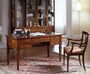 Casa Padrino Luxus Schreibtisch Braun 146 x 70 x H. 79 cm - Handgefertigtes Massivholz M�bel mit 5 Schubladen - Luxus Qualit�t 