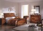 Casa Padrino Luxus Bett Braun 180 x 215 x H. 120 cm - Handgefertigtes Massivholz M�bel - Luxus Qualit�t 