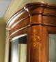 Casa Padrino Luxus Vitrinenschrank Braun 95 x 50 x H. 205 cm - Handgefertigtes Massivholz M�bel - Luxus Qualit�t