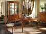 Casa Padrino Luxus Vitrinenschrank Braun 138 x 50 x H. 215 cm - Handgefertigtes Massivholz M�bel mit 2 T�ren - Luxus Qualit�t