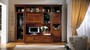 Casa Padrino Luxus Wohnwand Braun 324 x 60 x H. 250 cm - Handgefertigtes Massivholz M�bel - Luxus Qualit�t 