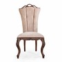 Casa Padrino Luxus Barock Esszimmer Stuhl 6er Set Beige / Braun - Barock Esszimmer M�bel