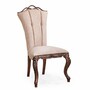 Casa Padrino Luxus Barock Esszimmer Stuhl 6er Set Beige / Braun - Barock Esszimmer M�bel
